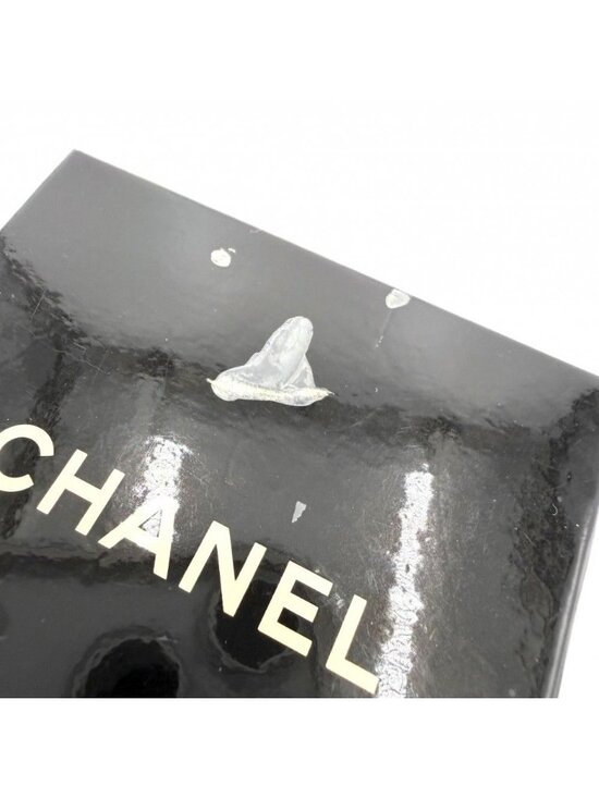 Chanel Earrings CC Logo Round Vintage Gold Plated